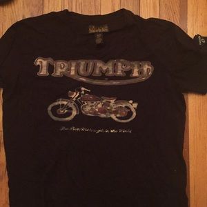 Lucky Brand V neck T sz M